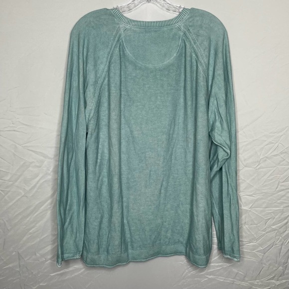 Tommy Bahama Light Green Sweater Cotton and Linen Size XXL - Picture 4 of 4